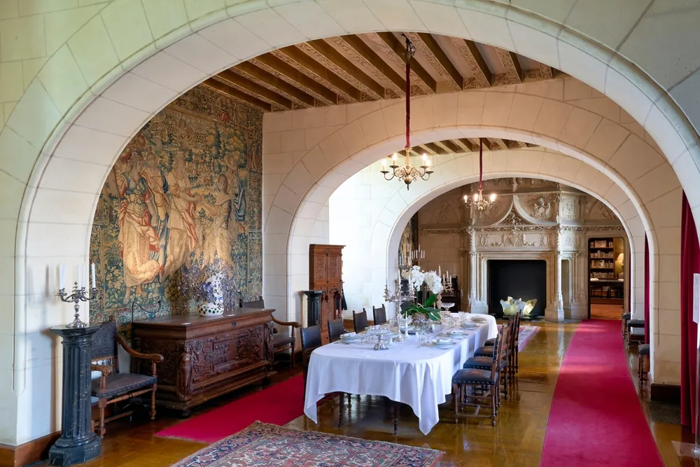 Chaumont France. Chateau de Chaumont sur Loire