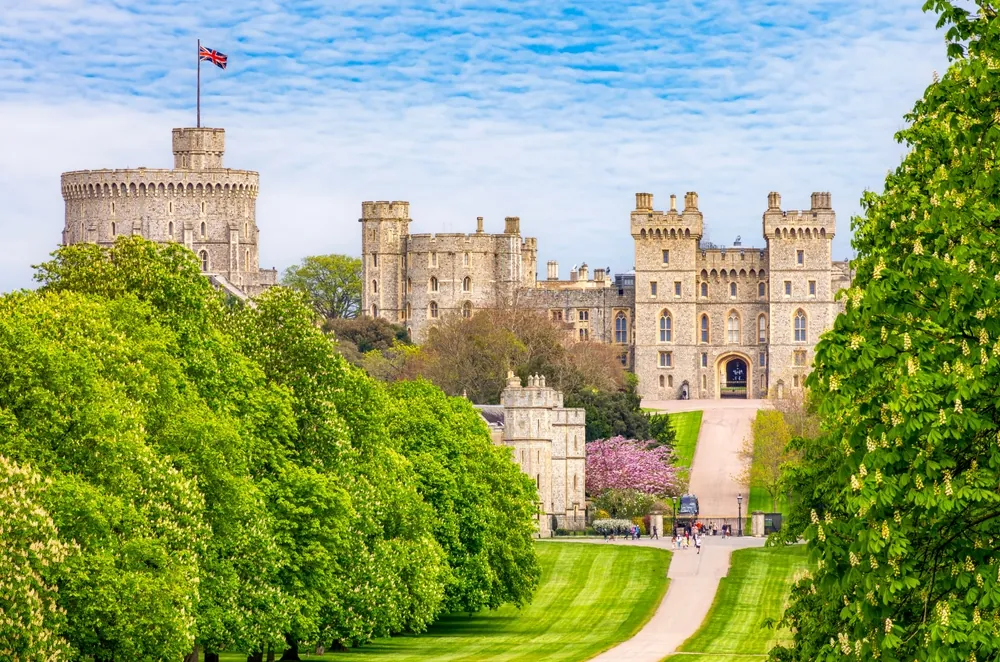 Royal Windsor castle in spring, Berkshire, UK