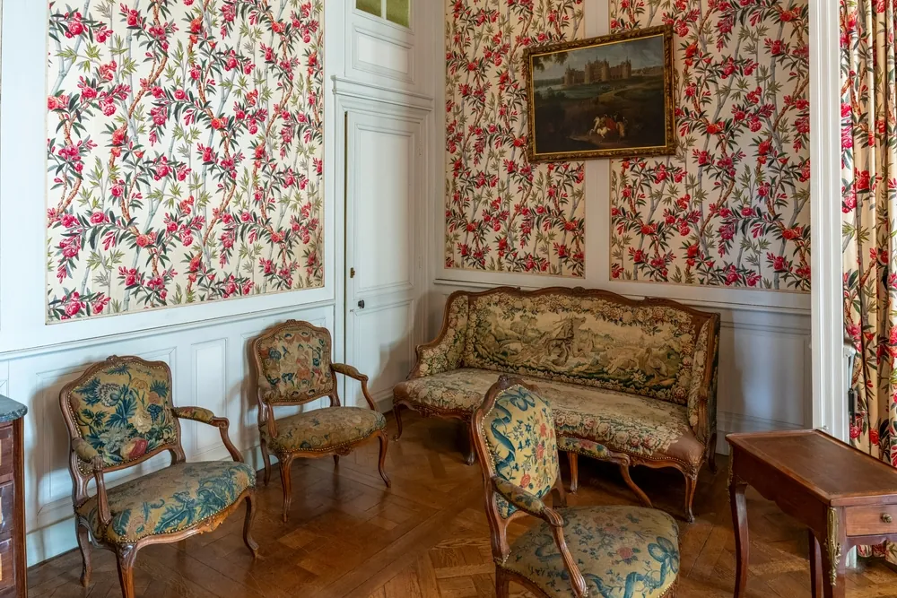 Chambord, France - 27 August 2023 : Chambord Castle - Guest Apartment