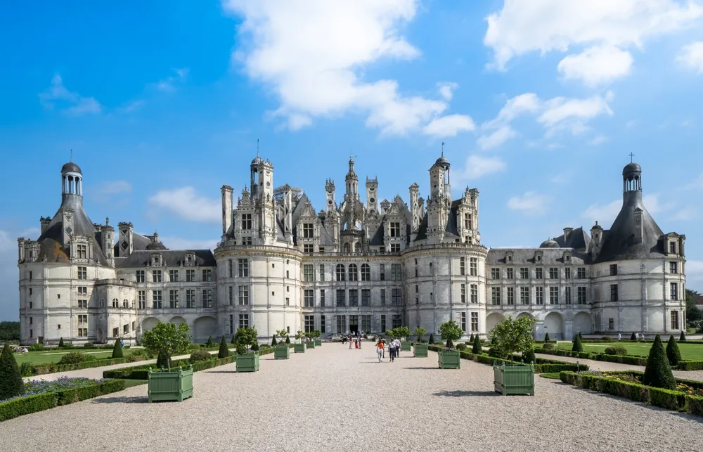 Famous medieval castle Château de Chambord, France