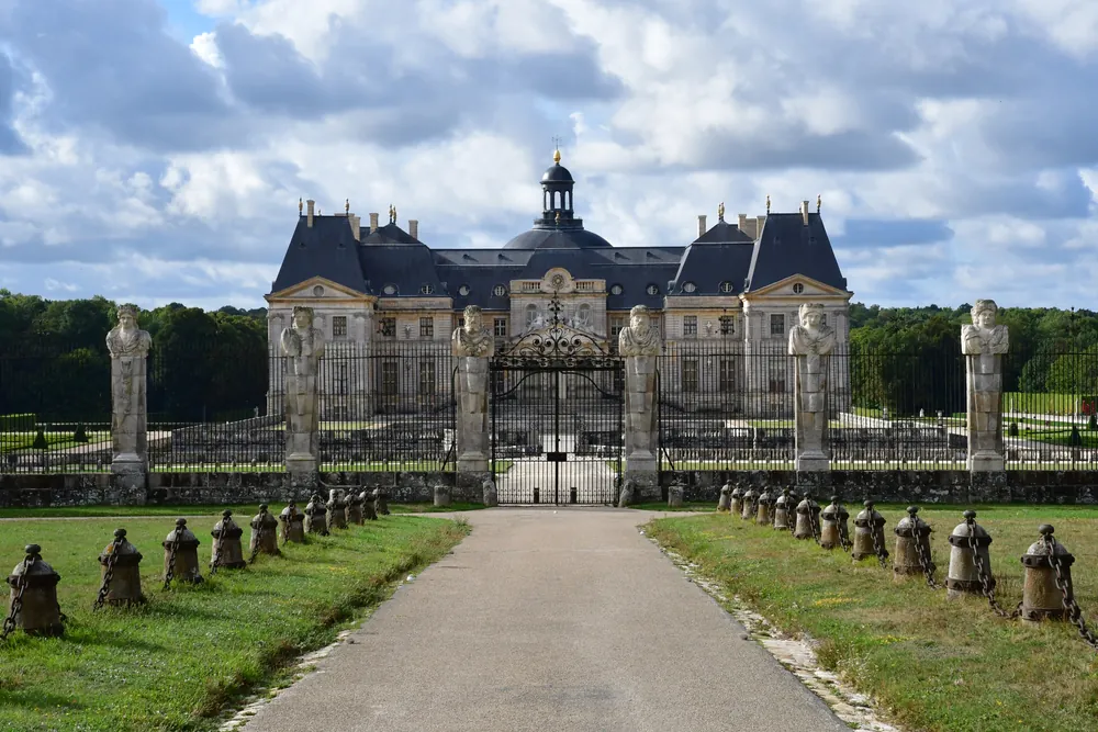 Vaux le Vicomte, France - august 23 2020 : the historical castle built by Nicolas Fouquet