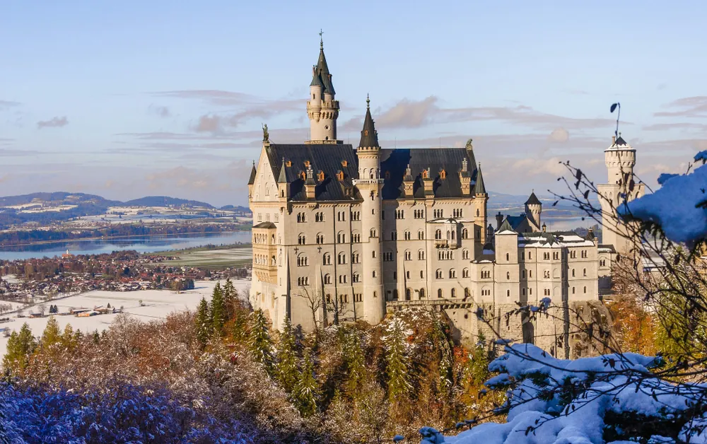 Neuschwanstein Castle in Germany.
