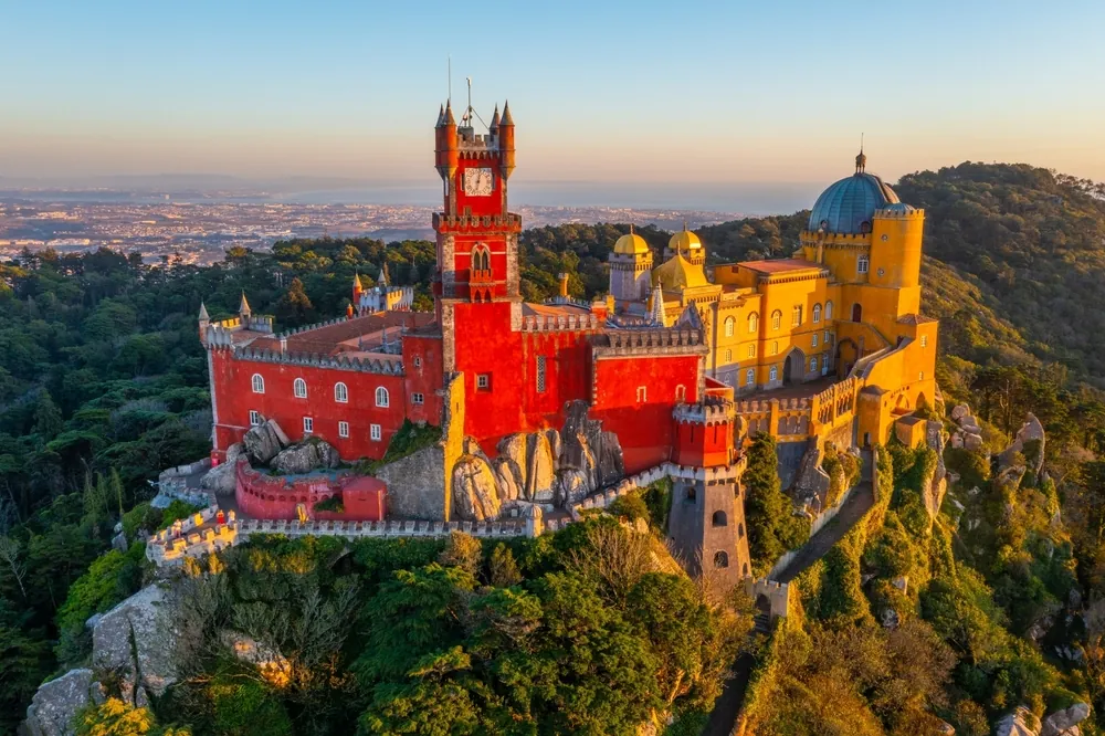 National Palace of Pena near Sintra, Portugal.