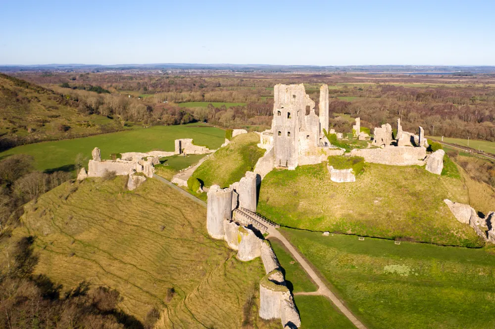 Corfe Castle - Dorset, Purbeck Hills, England