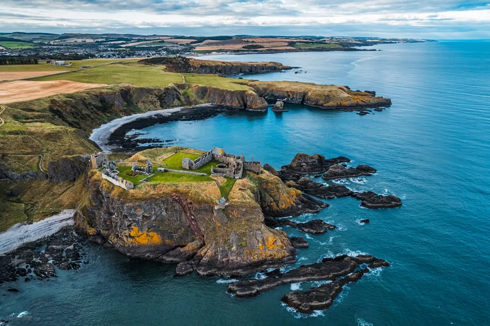 Dunnottar Castle in Stonehaven, Scotland