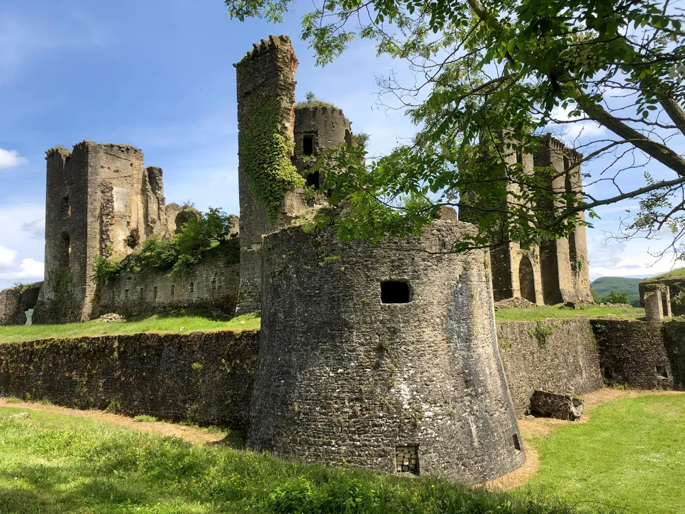 Ruins of the castle of Lagarde