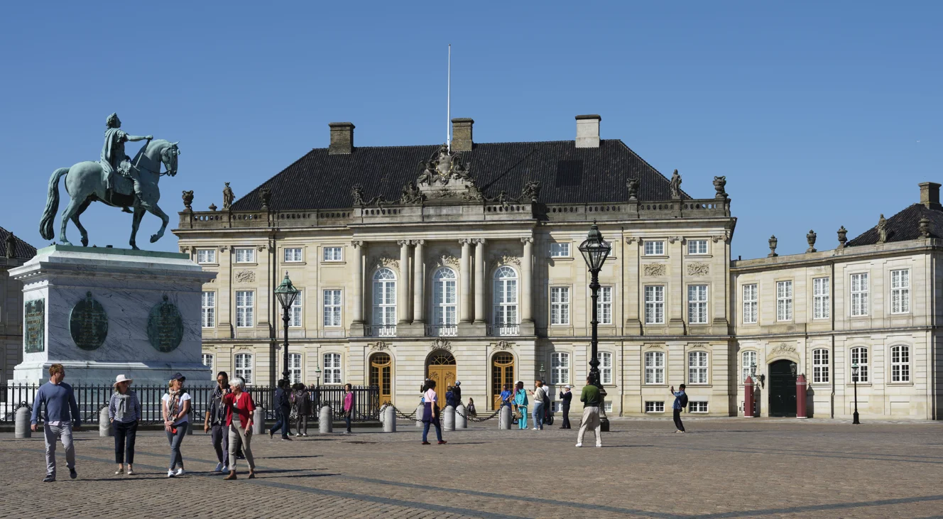 amalienborg caste, denmark castle, danish castles