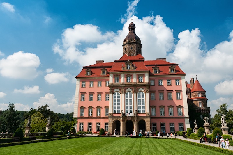 ksiaz castle, castles poland, polish castle