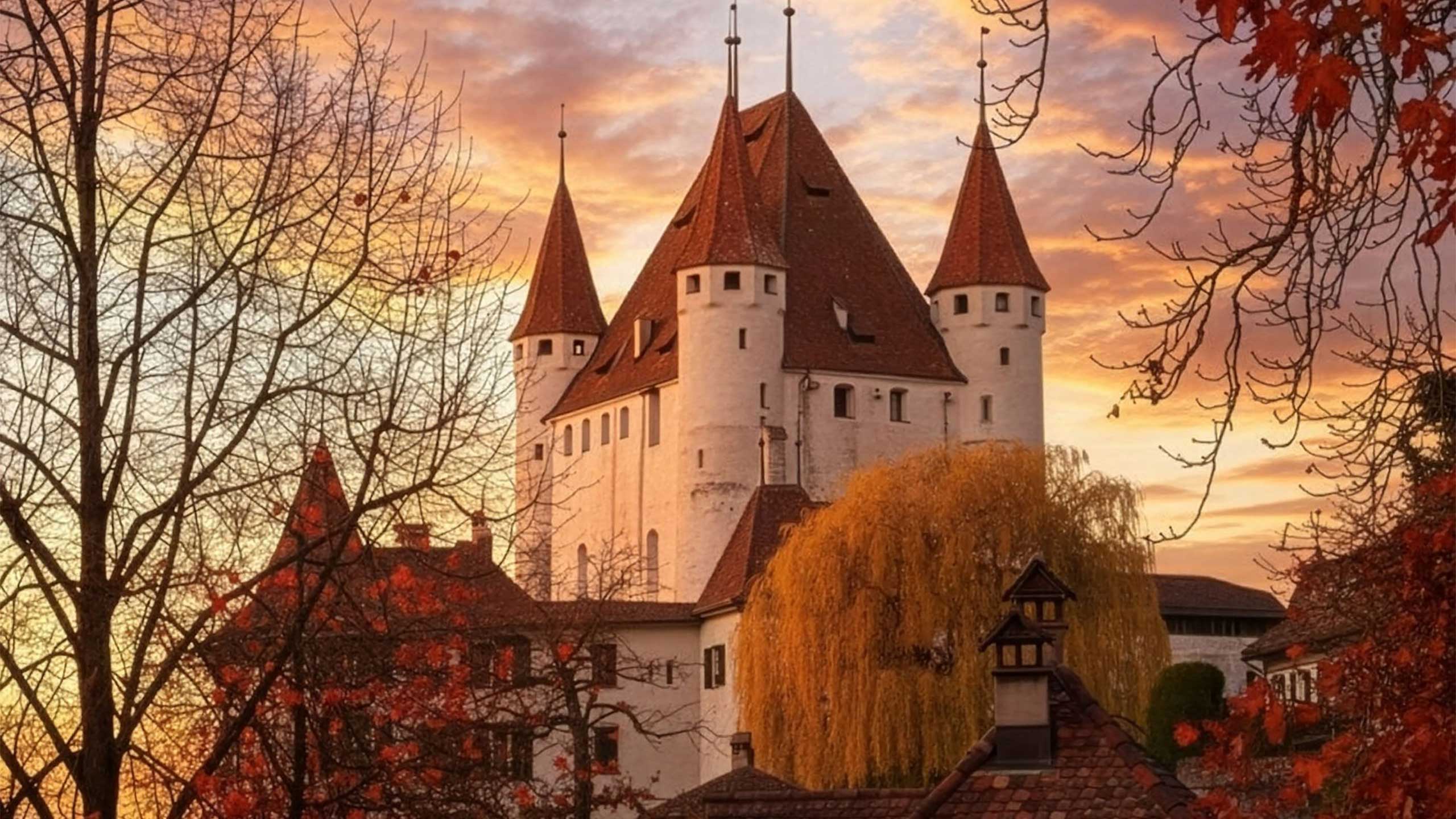Schloss thun, swiss castles, castles in switzerland