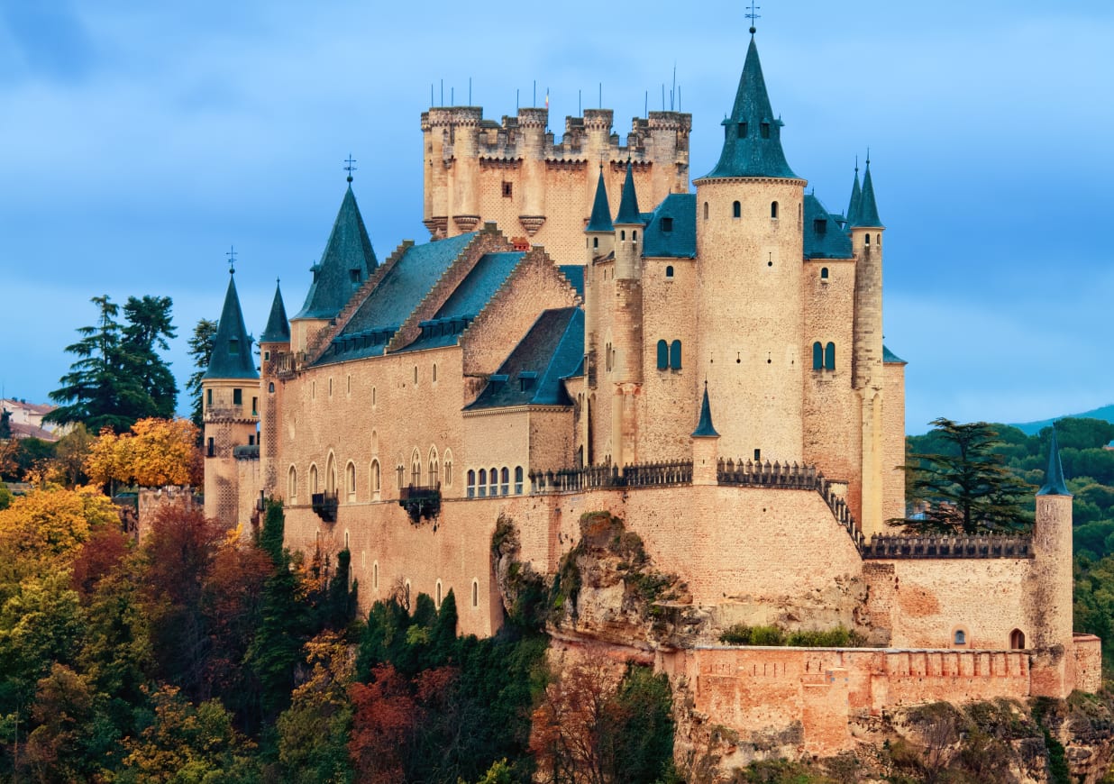 Alcázar of Segovia, disney castle