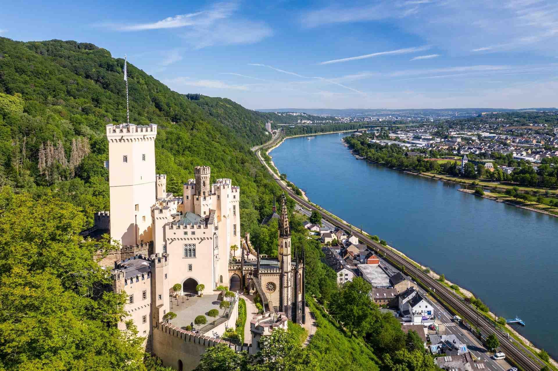 Burg Stolzenfels — disney inspired castles, hohenzollern rhine programme