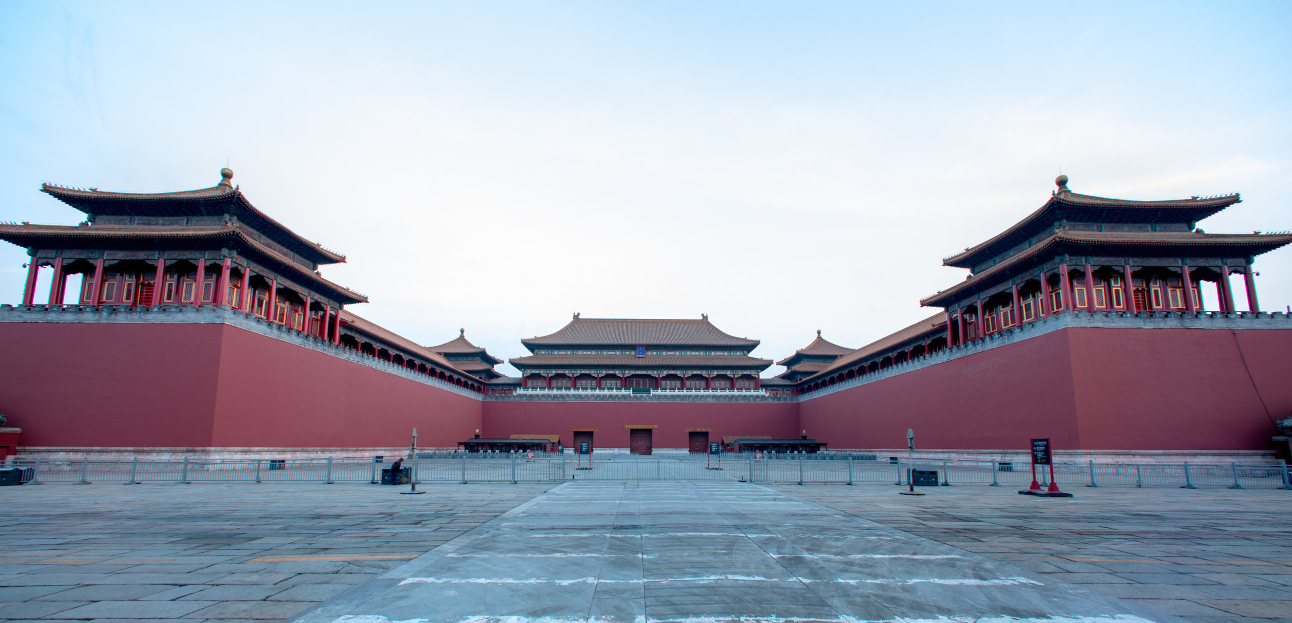 The Forbidden City in Beijing, the imperial Chinese palace complex at 720,000 square metres
