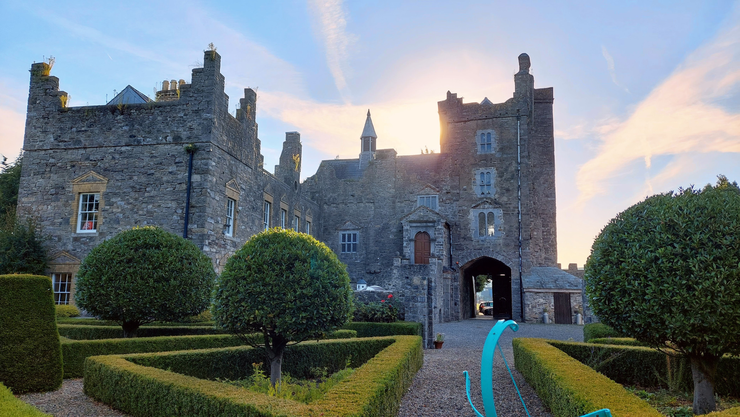 Drimnagh Castle in south Dublin, the only Irish castle with a flooded moat still intact and one of the best preserved castles near Dublin