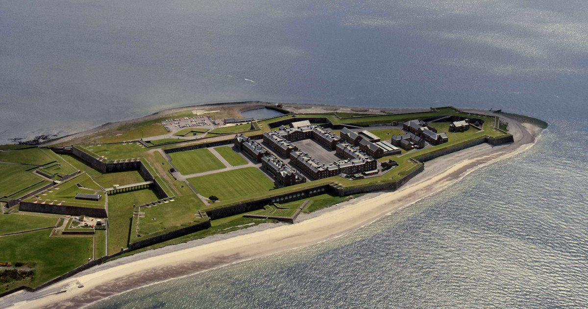 Fort George at Ardersier, the great 18th-century Hanoverian artillery fortress on the Moray Firth, castles near Inverness