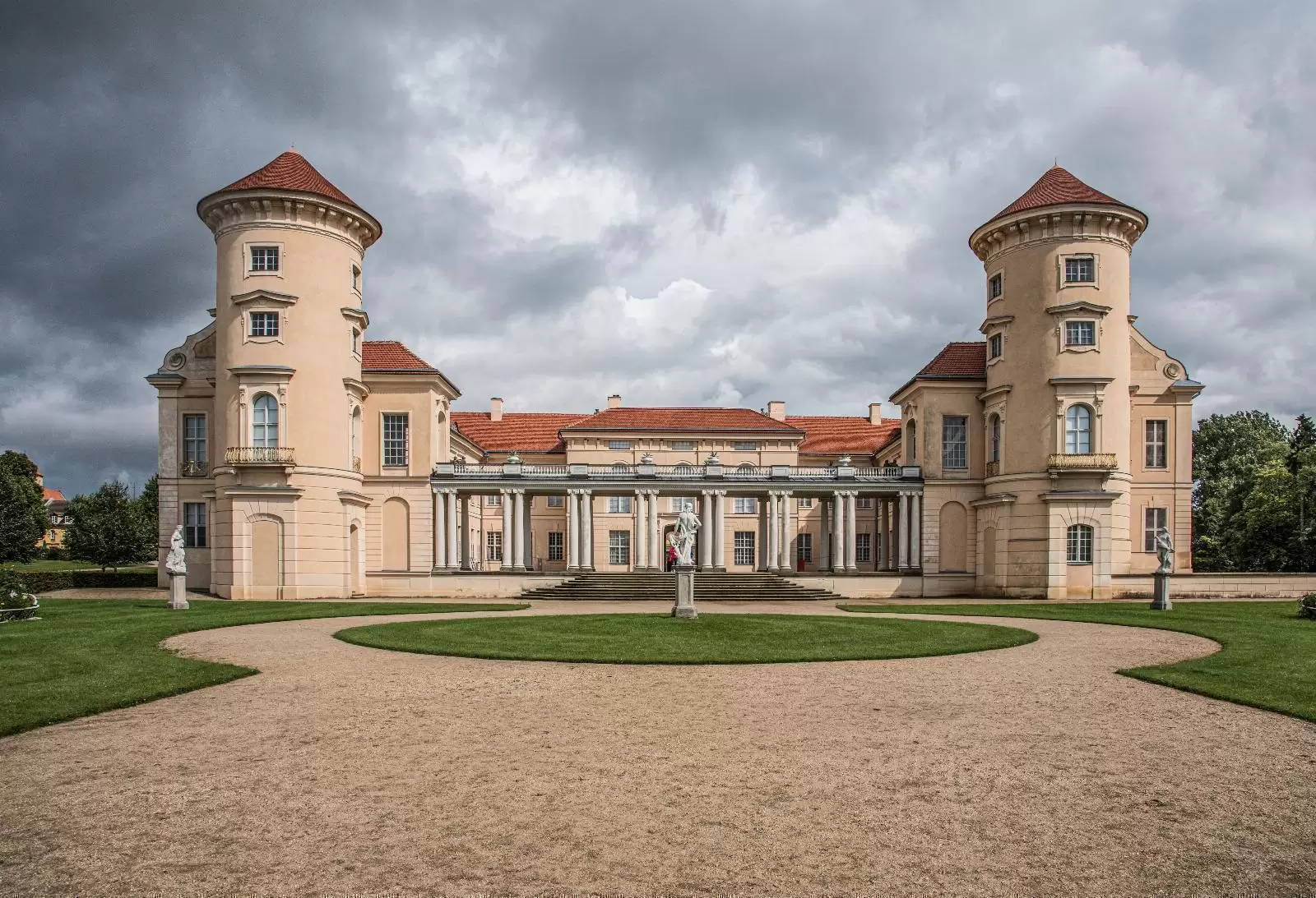 Rheinsberg Palace on Lake Grienerick, the Hohenzollern summer residence where Crown Prince Frederick spent his happiest years, castles near Berlin