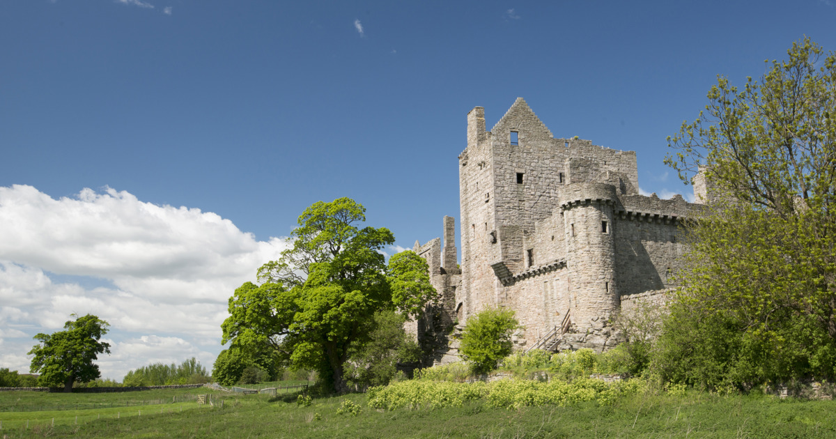 Craigmillar Castle in southeast Edinburgh, the 14th-century Preston family stronghold where Mary Queen of Scots took refuge, castles near Edinburgh