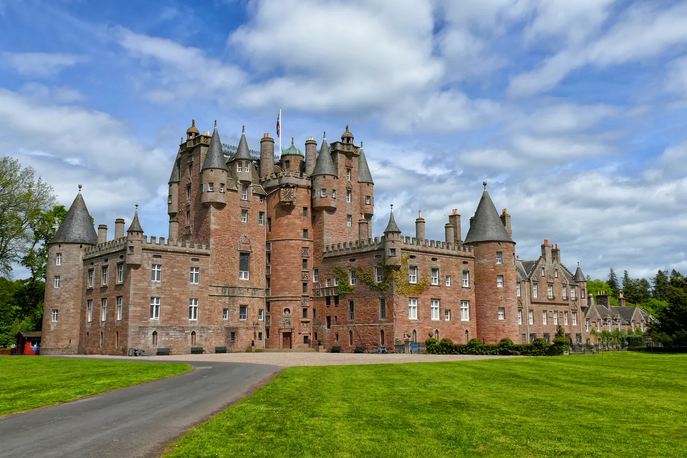 Glamis Castle in Angus, the most haunted castle in Scotland
