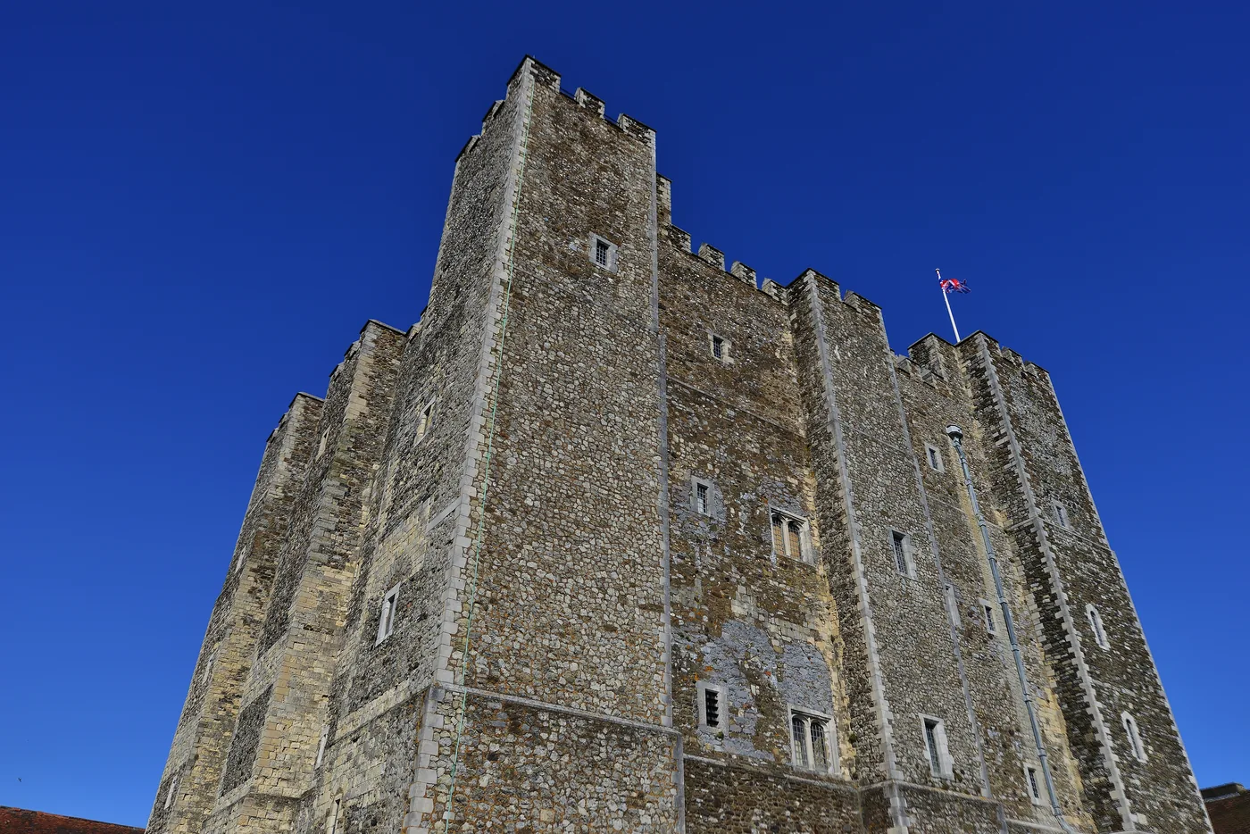Dover Castle in Kent, a haunted castle keep with after-dark tours