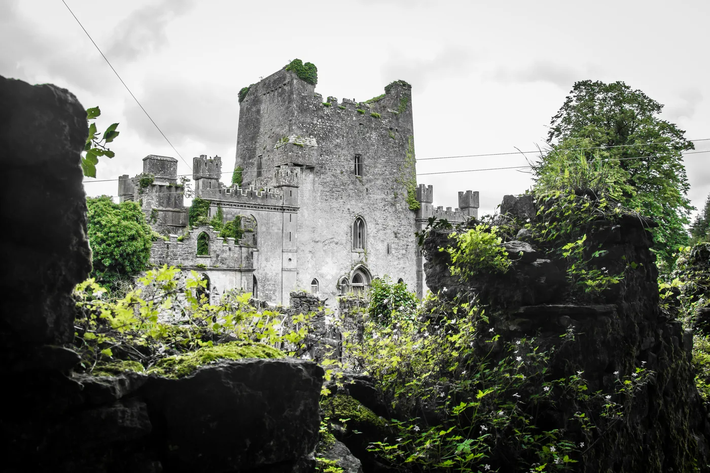 Leap Castle, Ireland's most haunted castle, in County Offaly