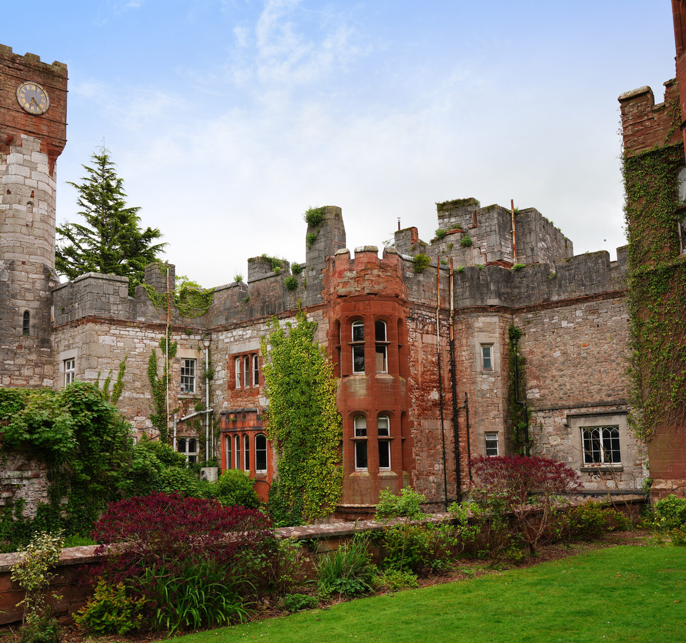 Ruthin Castle, a castle hotel in North Wales
