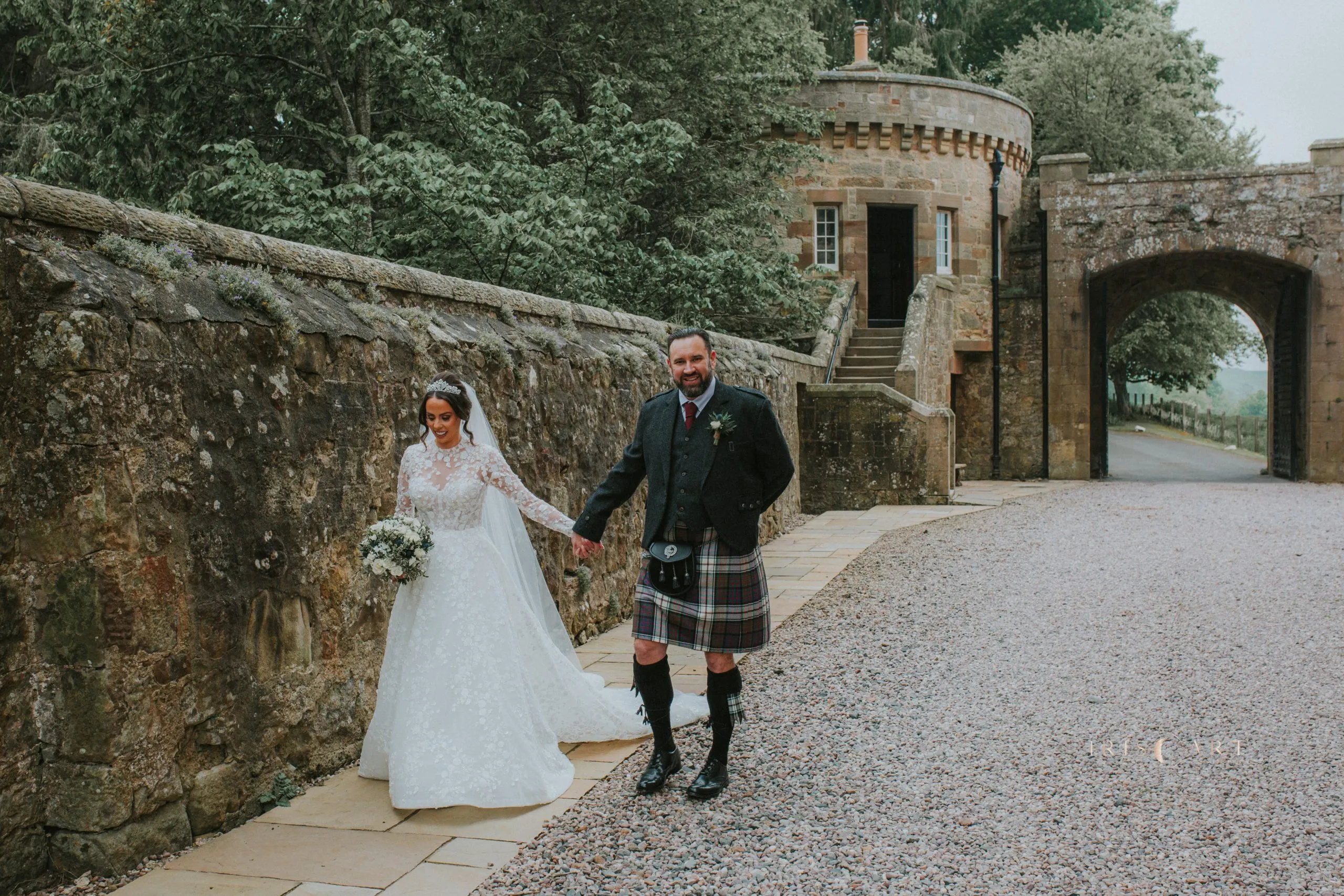 Borthwick Castle, an intimate castle wedding venue in Midlothian
