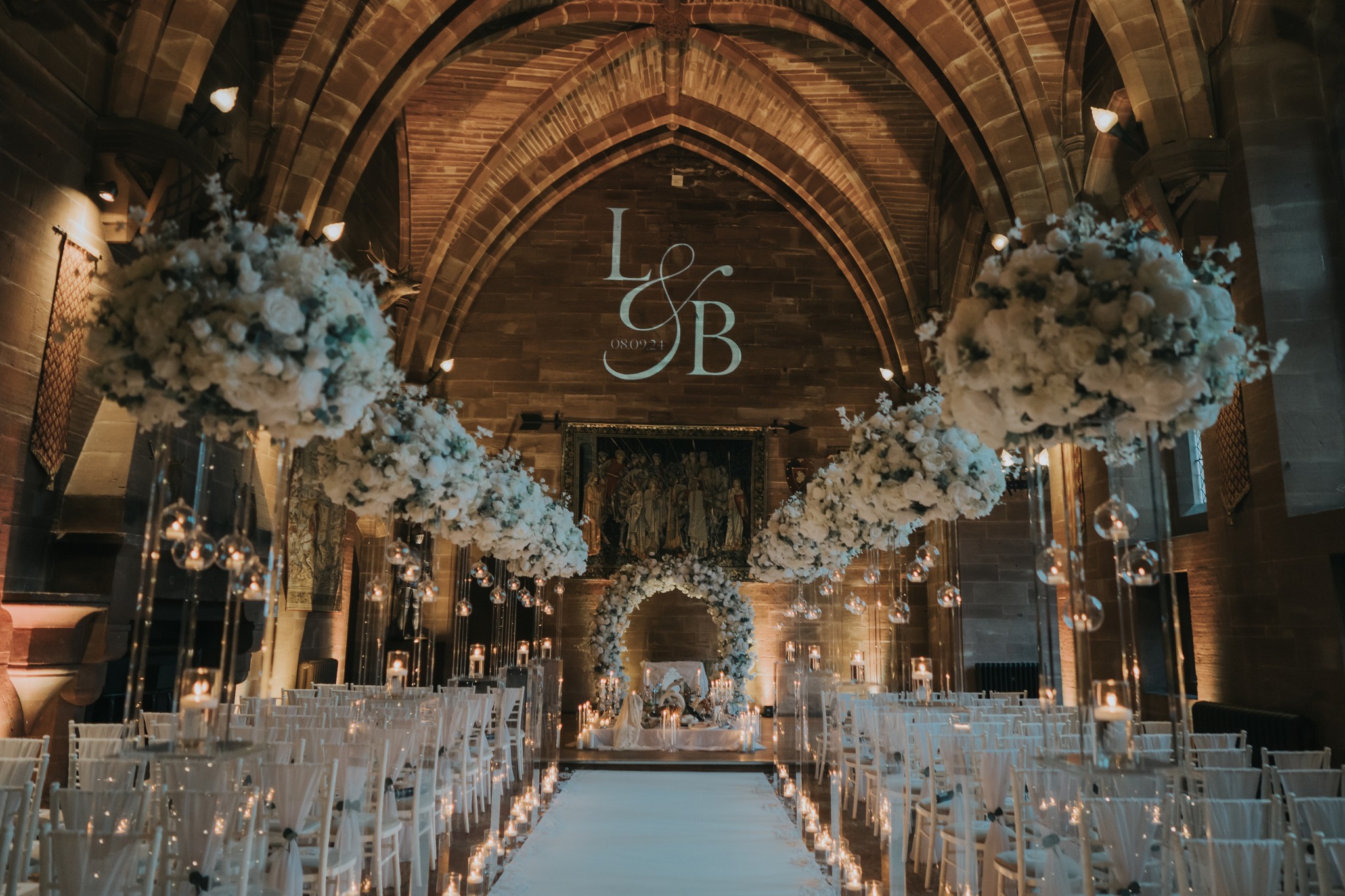 Peckforton Castle, a castle wedding venue in the Cheshire hills