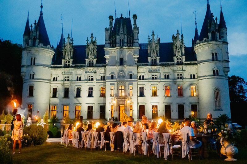 Château de Challain, a fairytale château wedding venue in the Loire Valley