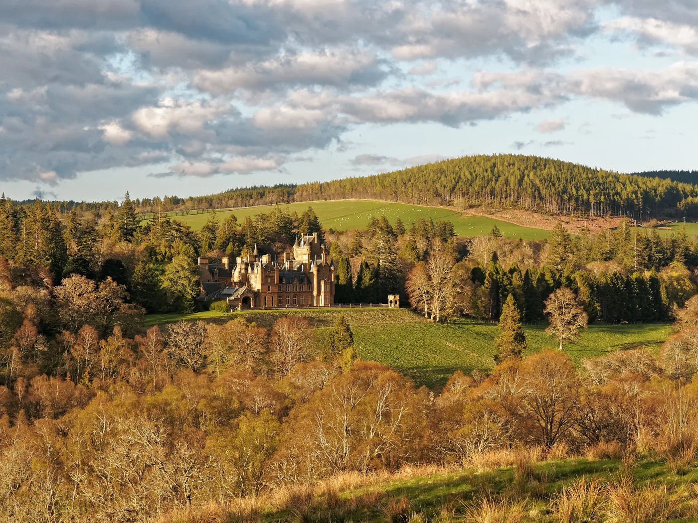 Ardross Castle in Ross-shire, the Scottish Highlands castle where The Traitors is filmed