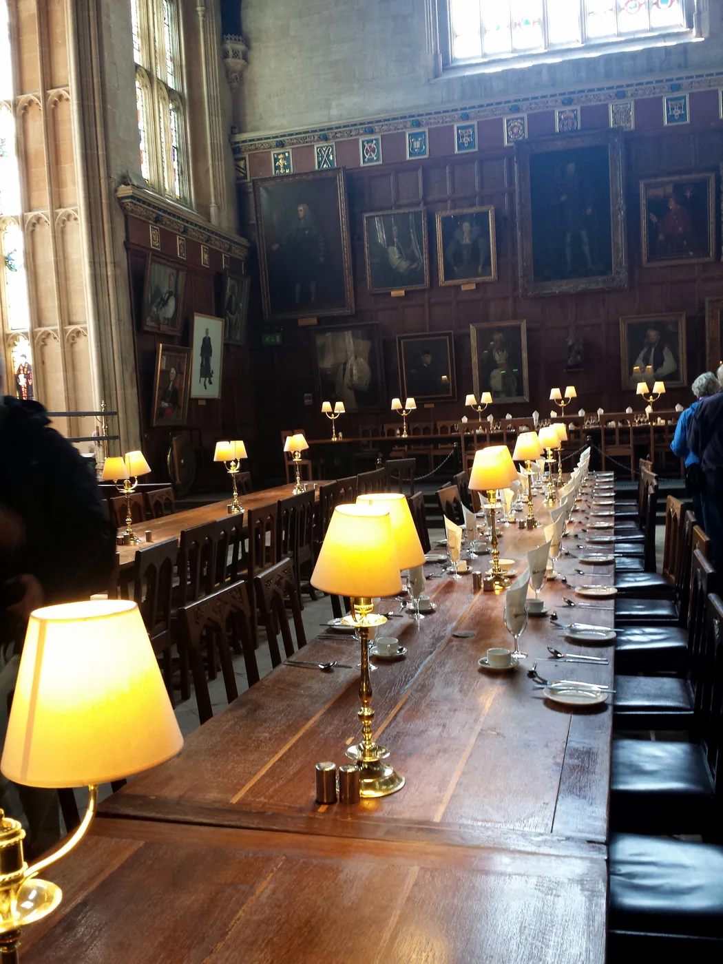 The dining hall of Christ Church, Oxford, the inspiration for the Hogwarts Great Hall in Harry Potter