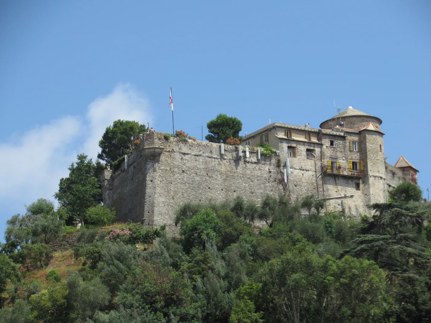 Castello Brown above Portofino, the Italian castle sold for €66.4 million, the priciest per square metre in the dataset