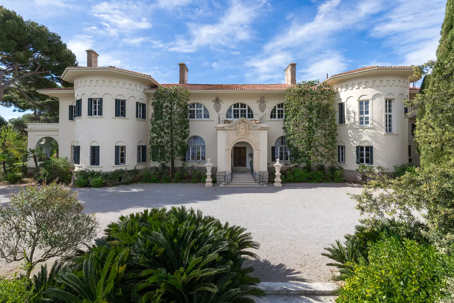 Château de la Garoupe on Cap d'Antibes, the French Riviera estate sold for a reported €65 million