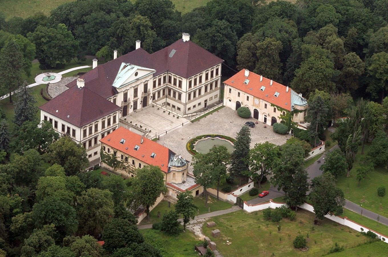 Koloděje Chateau on the eastern edge of Prague, the Baroque chateau sold privately for around €9.3 million
