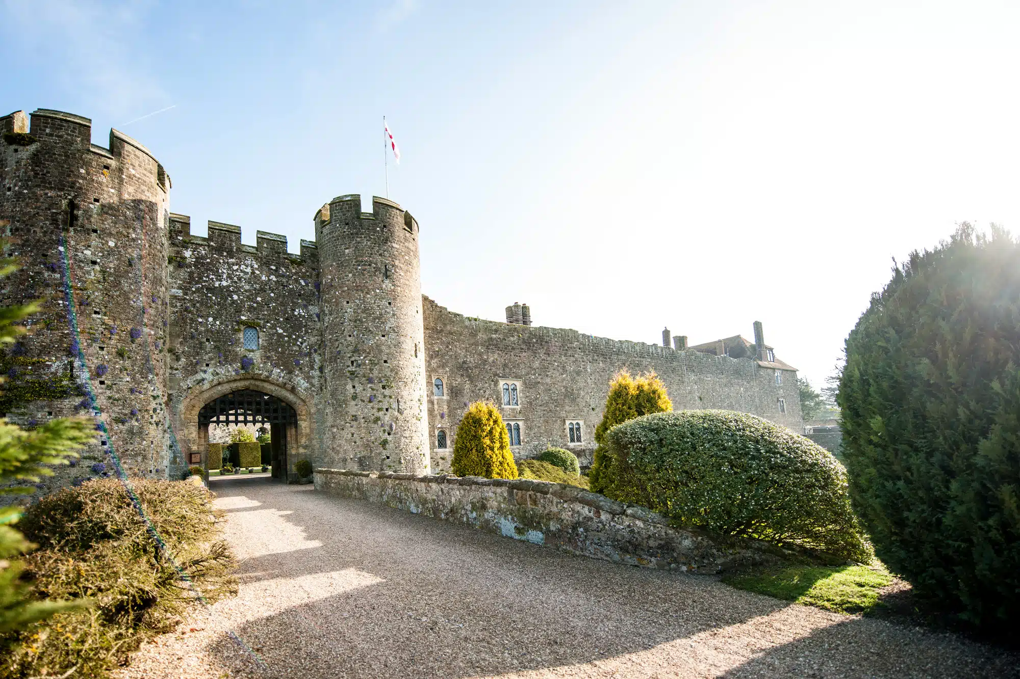 Amberley Castle in West Sussex, the medieval curtain-walled castle hotel sold for £8.1 million