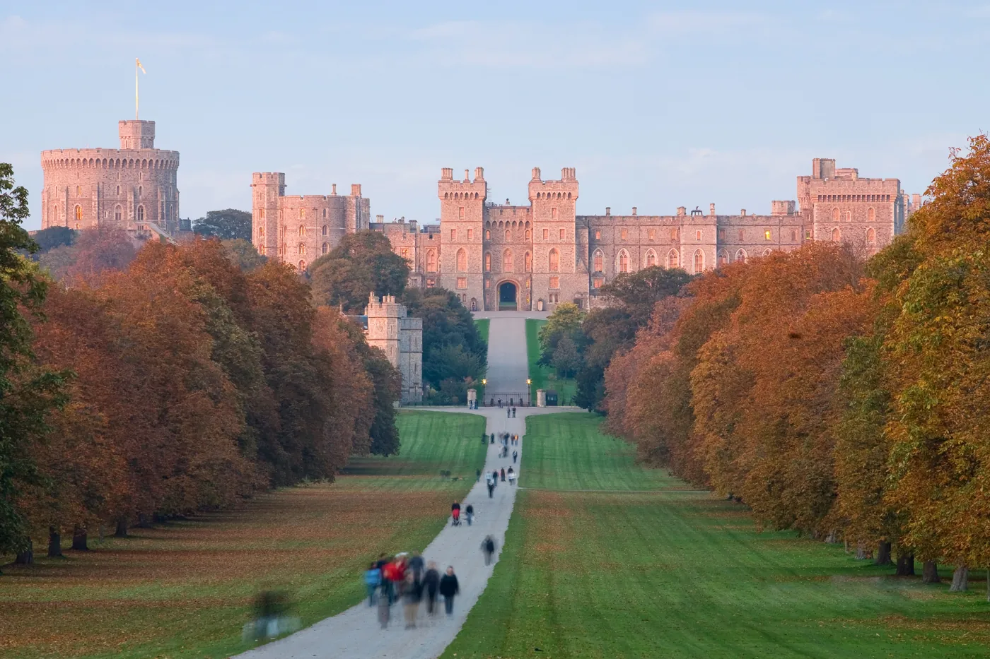 Windsor Castle, the largest inhabited castle in the world and the oldest occupied royal palace in England