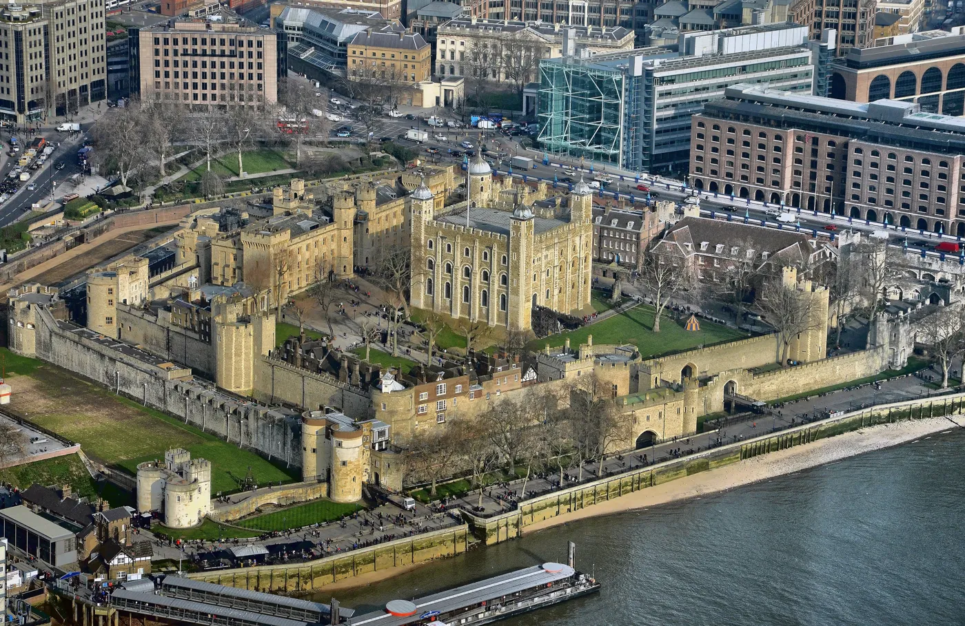 The Tower of London, the most-visited heritage castle in England and home of the Crown Jewels
