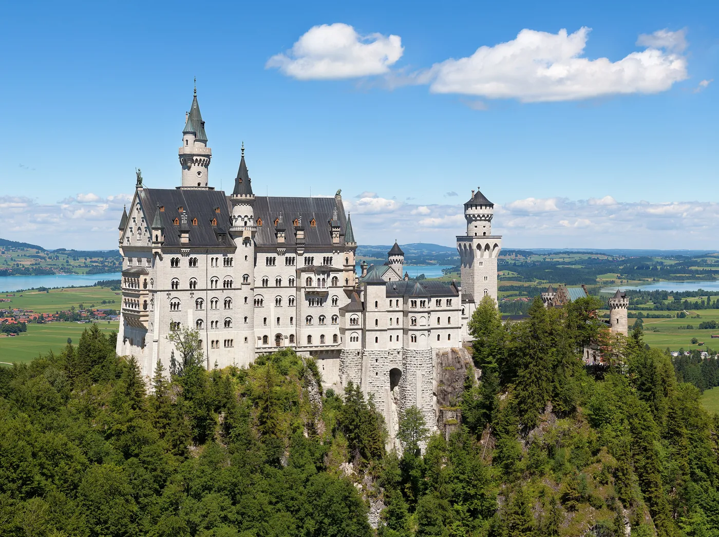 Schloss Neuschwanstein in Bavaria, the fairytale castle that inspired Disney and the most famous castle in Germany