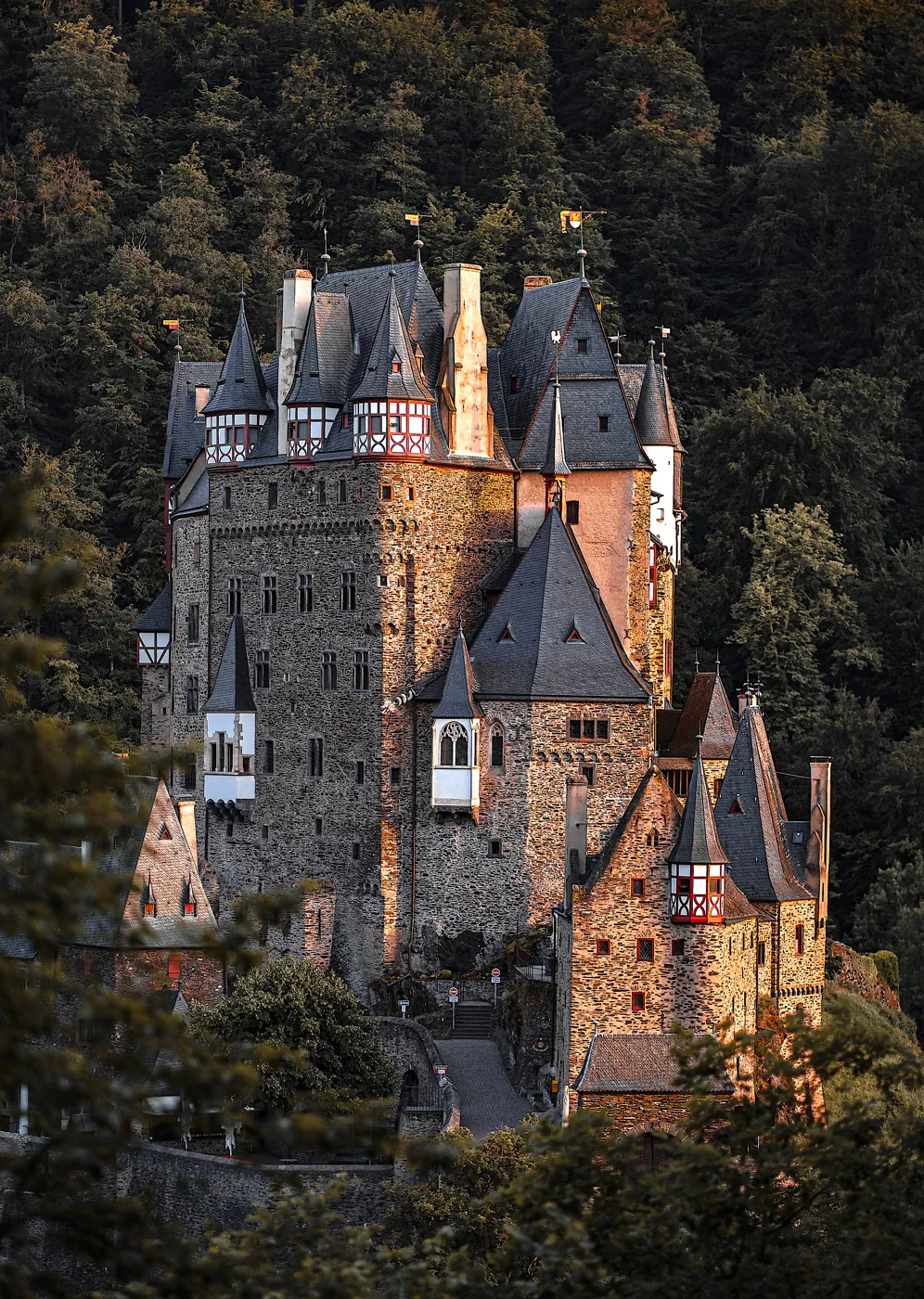 Burg Eltz in Rhineland-Palatinate, a German castle held by the same family for 33 generations