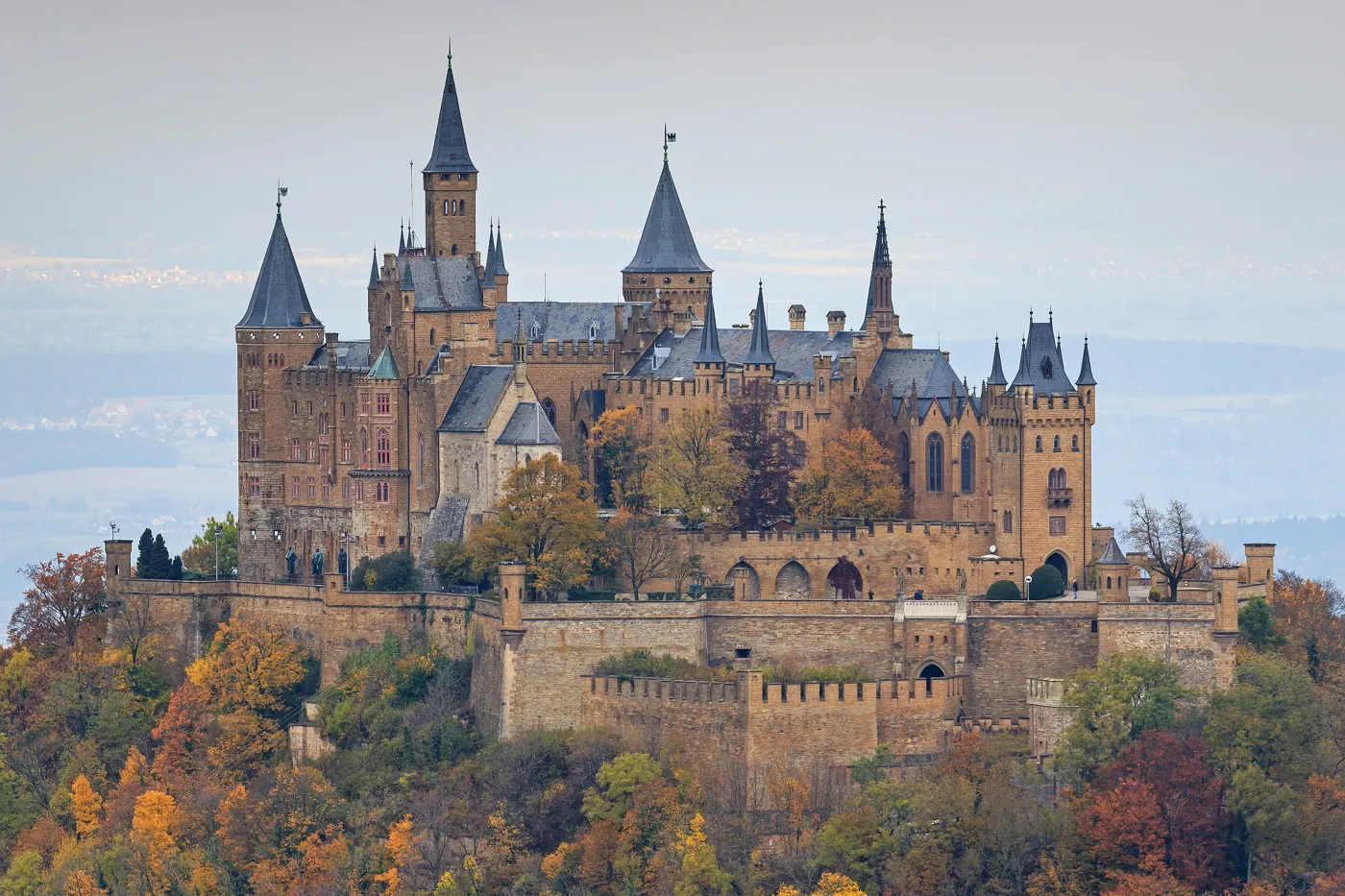 Burg Hohenzollern in Baden-Wurttemberg, ancestral castle of the Prussian kings and German emperors