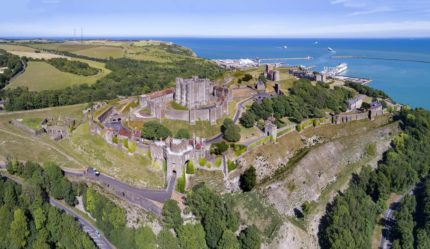 Dover Castle in Kent, whose great tower cost around £4,000 to build